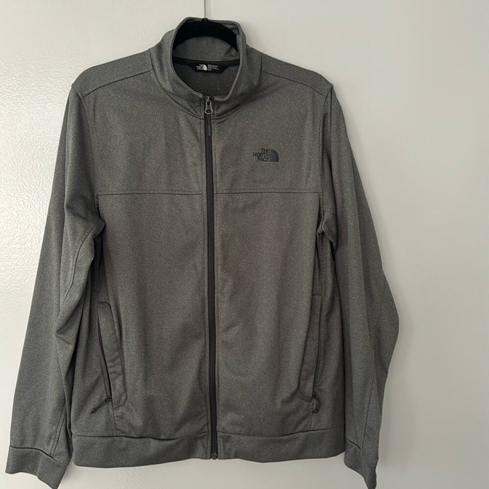 The North Face Men's Charcoal Zip up Jacket Size M Fall Outdoors